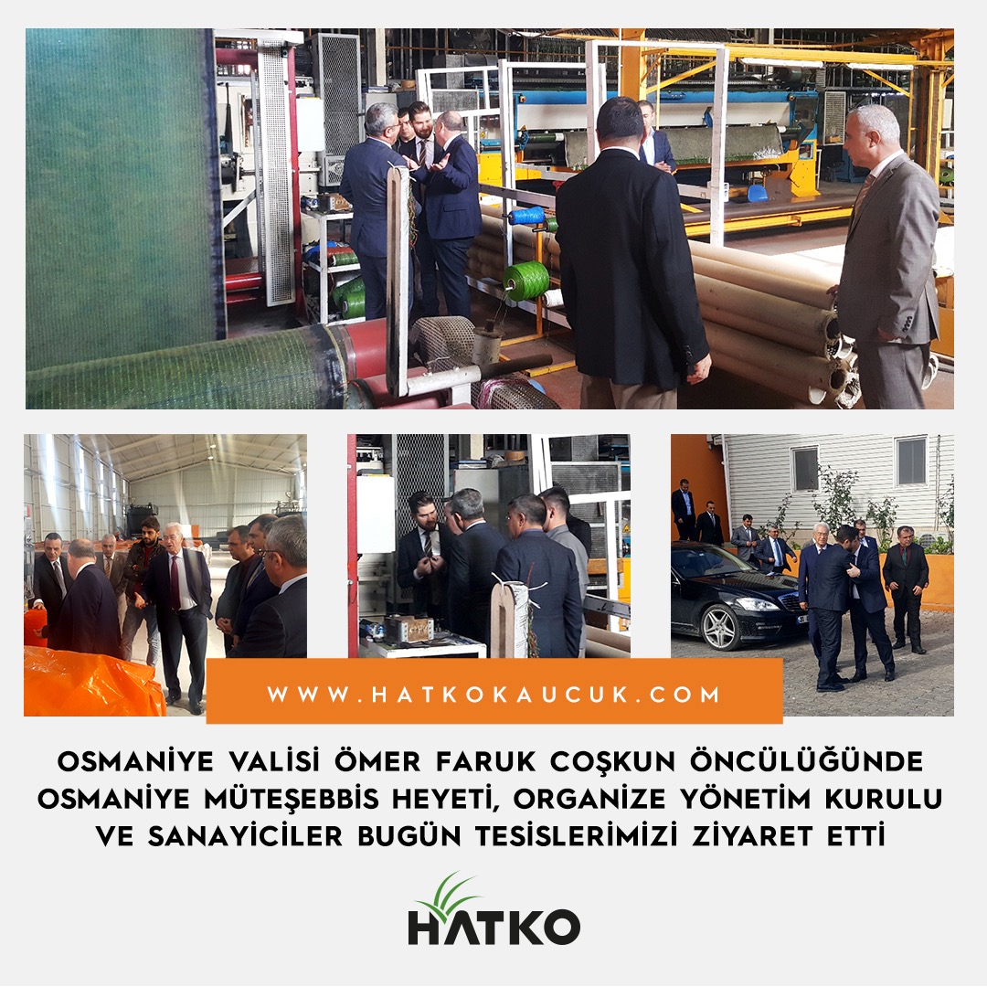 OSMANİYE VALİSİ ÖMER FARUK COŞKUN TESİSLERİMİZİ ZİYARET ETTİ